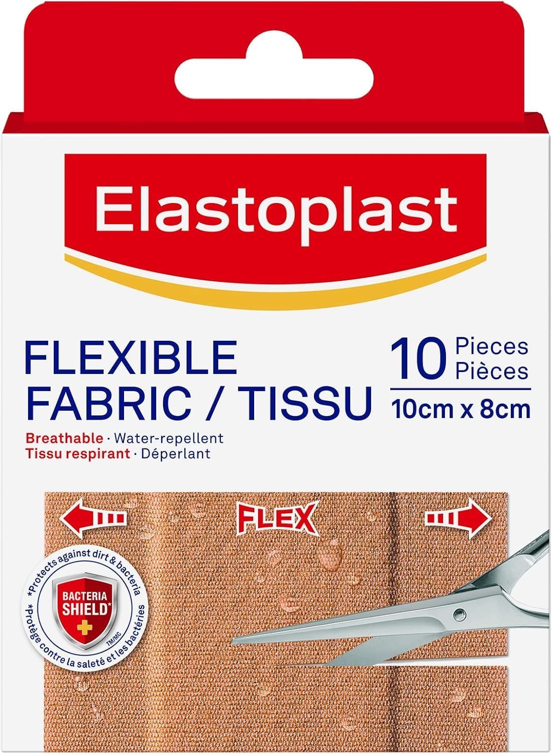 ELASTOPLAST DRESSING STRIP 8CM 10