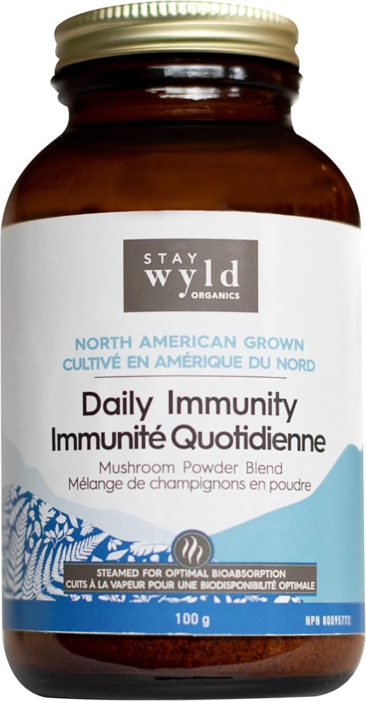 STAY WYLD ORGANICS LTD *_Mushroom Daily Immunity Pwder, 100g