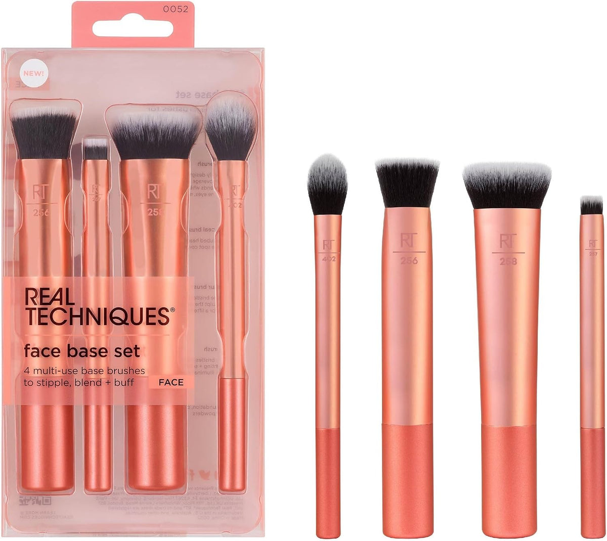 REAL TECHNIQUES ENSEMBLE BASE VISAGE pack of 6