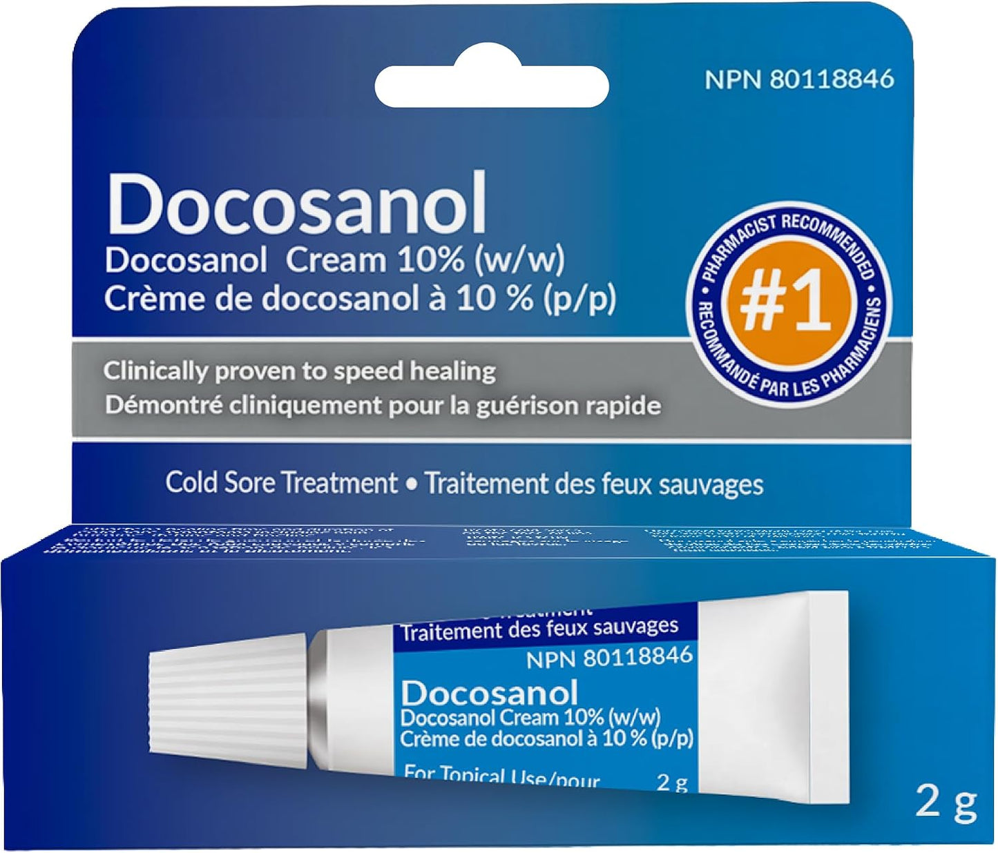 DOCOSANOL CR 10% 2G TARO CREAM