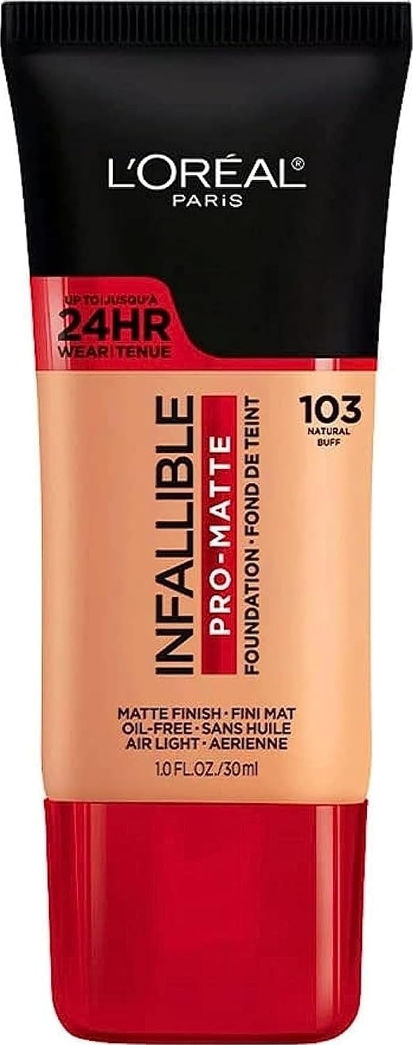 LOR INFAILLIBLE MATT FOUNDATION 103 NATURAL BUFF pack of 2
