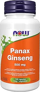 NOW Panax Ginseng Ext 500mg 100cap