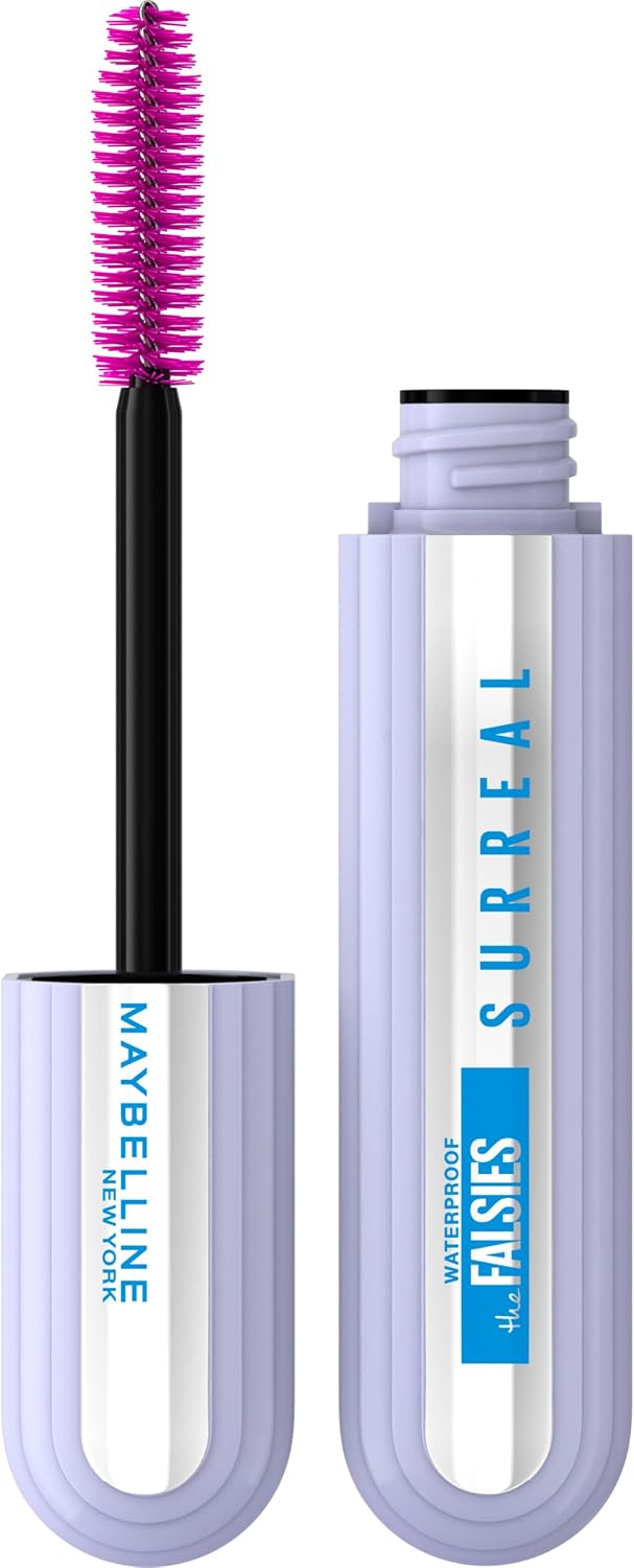 MAYBELLINE FALSIES SURR MASCARA WATERPROOF VRY BLK pack of 3