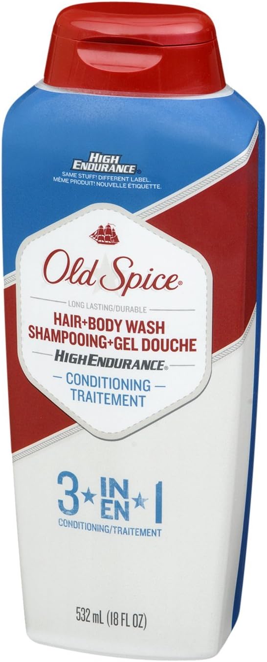 OLD SPICE HIGH ENDURANCE SHP & CND & BD WASH 532ML