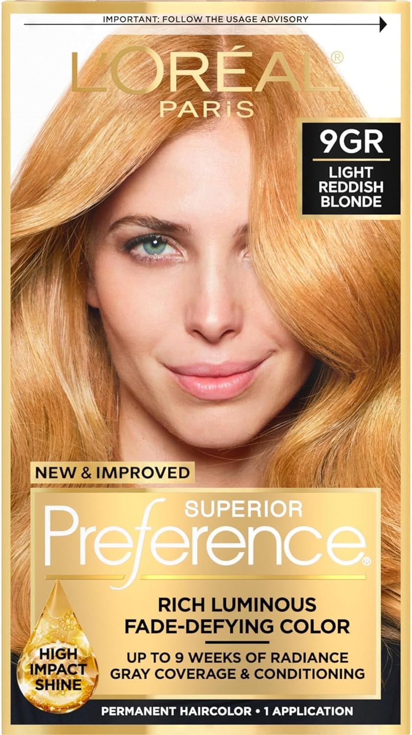 L'OREAL PREFERENCE #49 LIGHT REDDISH BLONDE