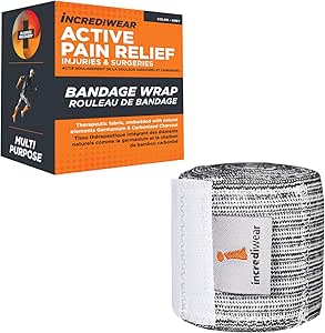Incrediwear Incrediwear Bandage Wraps 2in Colour: Gray Each