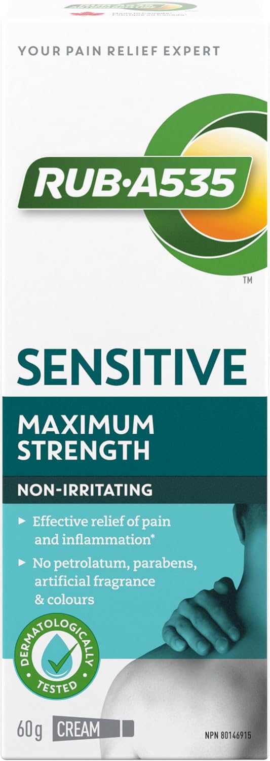 RUB A535 CR SENSITIVE MAX STRENGTH NON-IRRITAT 60G CREAM