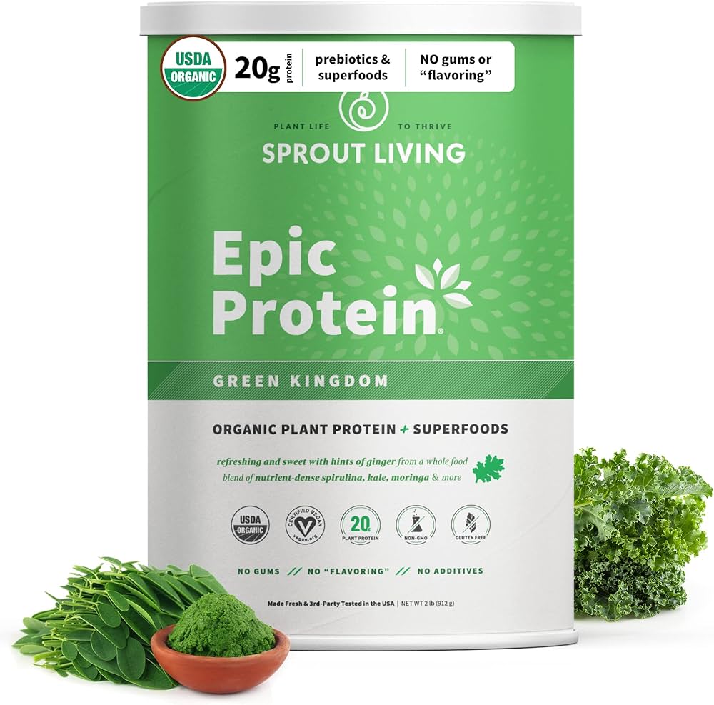 Sprout Living Sprout Living Epic Protein Flavour: Green Kingdom
Container Size: 38 g