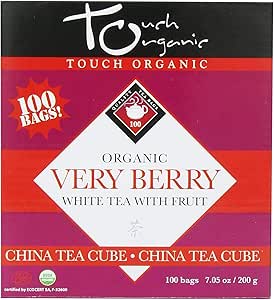 TOUCH ORGANIC Org VBerry White Tea w/fruit100bg