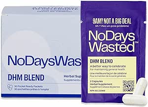 NO DAYS WASTED DHM Blend 30pk - single packet, 2caps