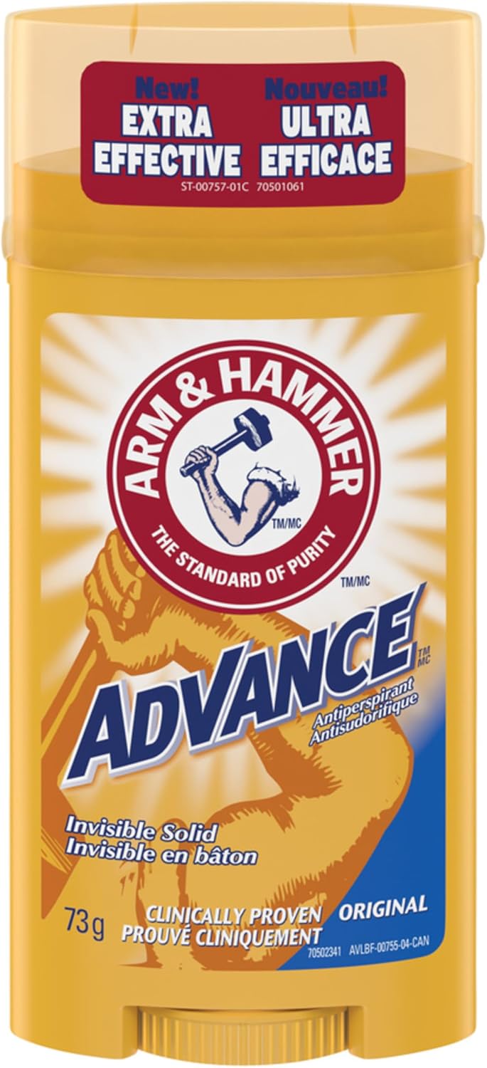 ARM&H ADVANCE ANTIPERSP INVISBL SOLID ORIG 73G STICK MED.