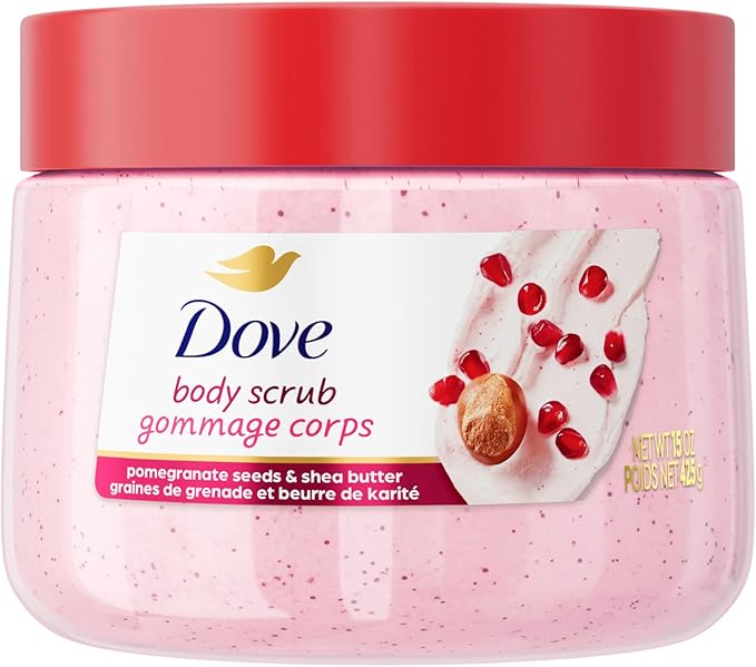 DOVE BODY SCRUB POMEGRANATE SEEDS&SHEA BUTTER 425G
