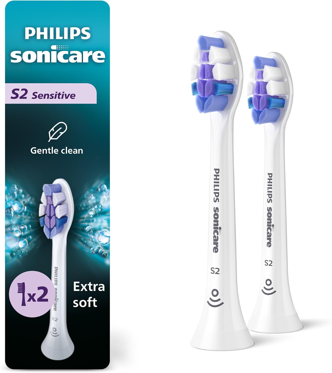 PHILIPS SONICARE S2 SENSITIVE BRUSH HEADS 2