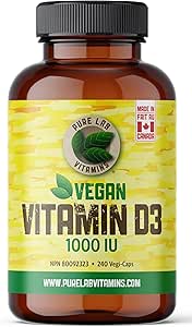 Pure Lab Vitamins Vitamin D3 1000 IU - 240 Vegi-Caps