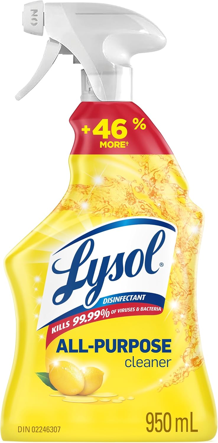 LYSOL CLEANER ALL PURPOSE LEMON 950ML pack of 12