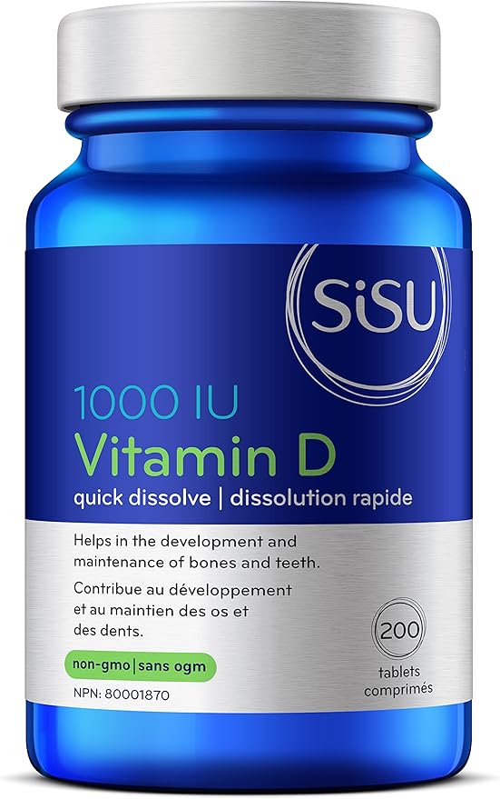 SISU - Vitamin D3 1000 IU, Unflavoured - 200 tabs