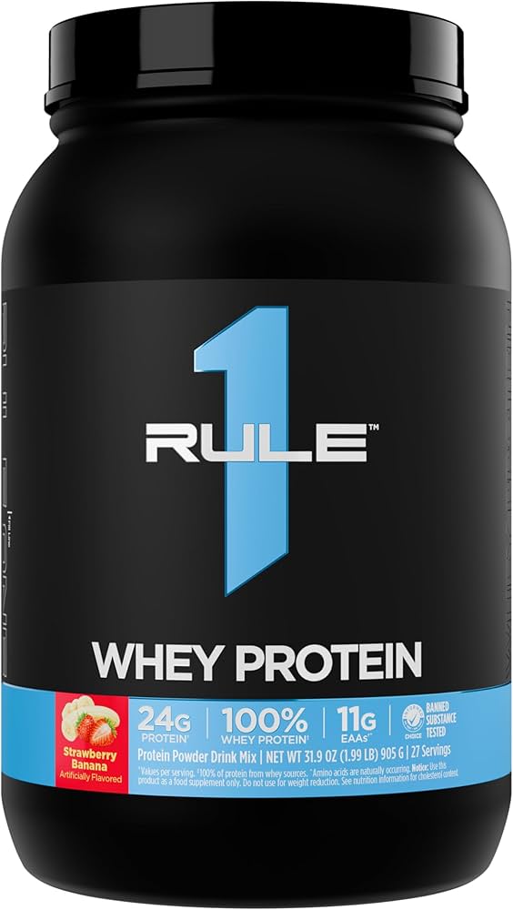 RULE 1 R1 WHEY BLEND 2lbs STRAWBERRY BANANA