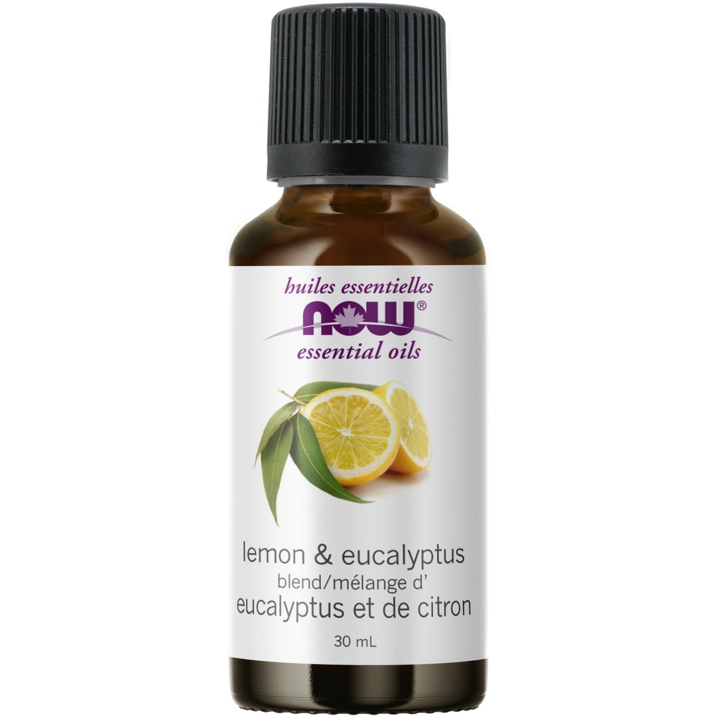 NOW Lemon & Eucalyptus Oil Blend 30mL