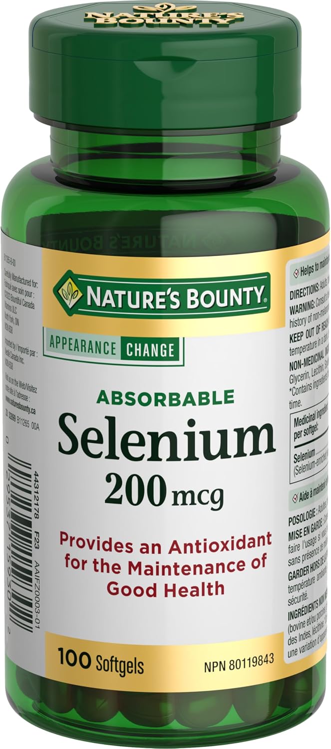 NATURE'S BOUNTY SELENIUM SFTGEL 200MCG 100 SOFTGEL