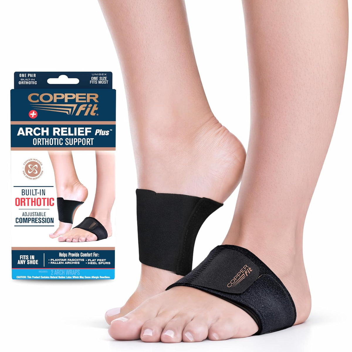 COPPER FIT ARCH RELIEF PLUS ORTHOTIC SUPPORT