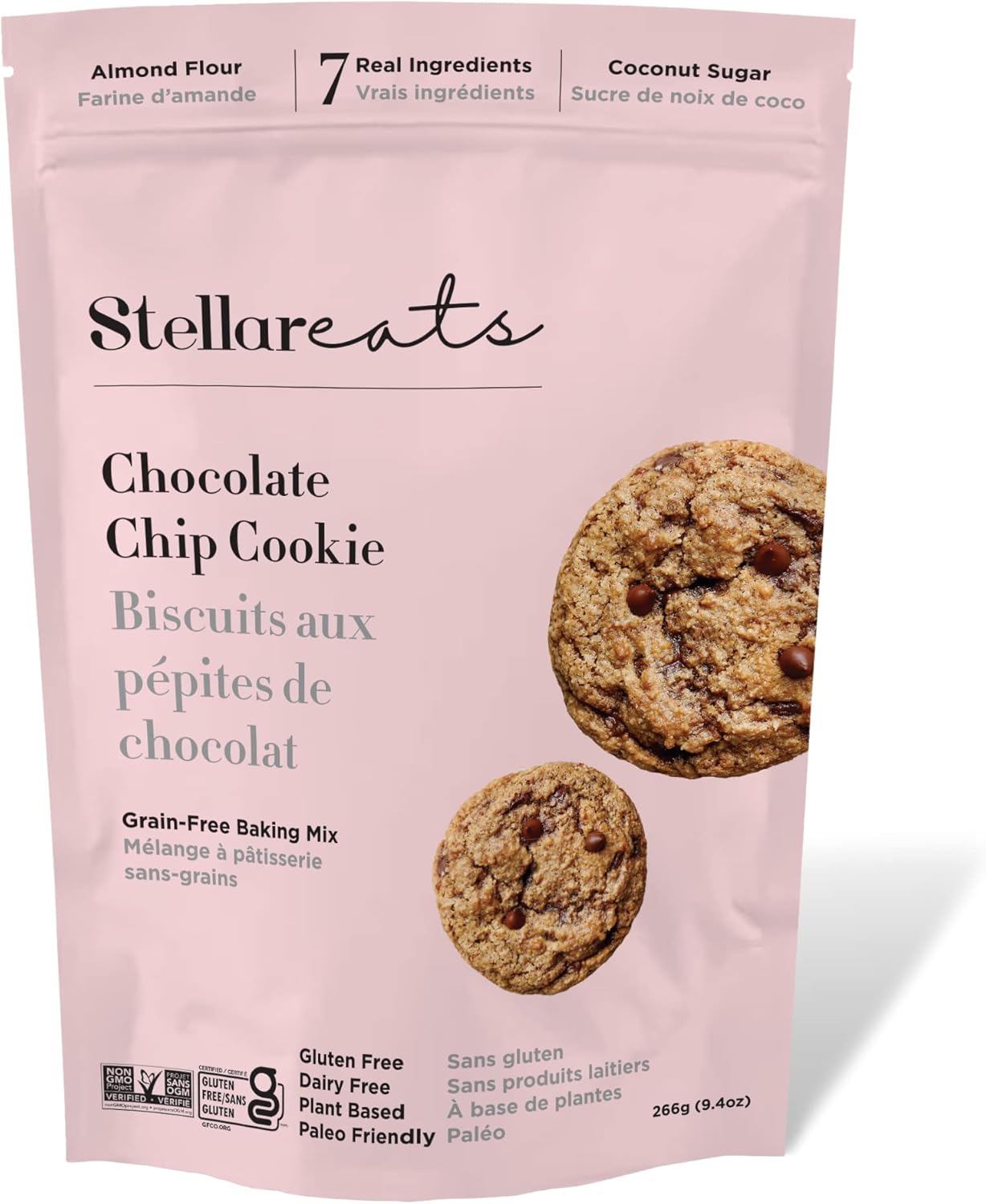 Stellar Eats Baking Mix Chocolate Chip Cookie 266 g-Case of 6