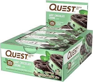 Quest Quest Bar, Mint Chocolate Chunk, 12/box