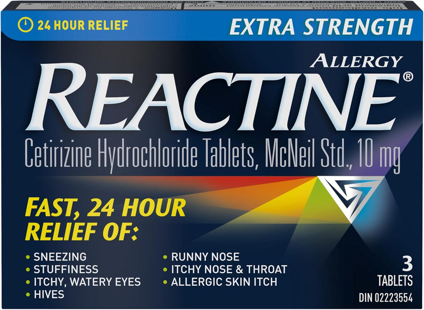 REACTINE XST 10MG 3 TABLET