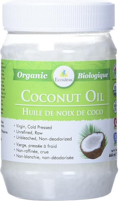 Ecoideas_Ecoideas® Organic Coconut Oil 15oz_445 ml