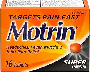 MOTRIN IBUPRO TB 400MG SUPER 16 TABLET