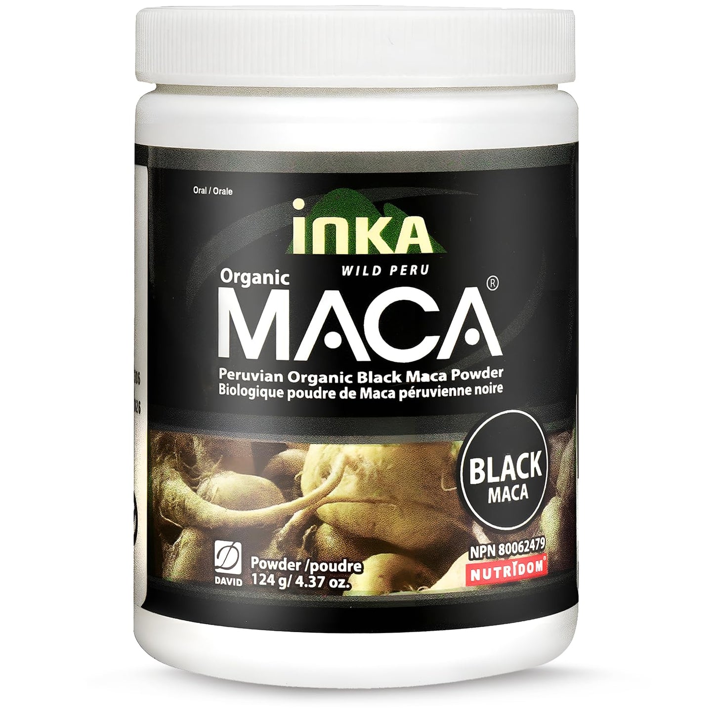 INKA MACA®(Peru Maca) Black Maca Powder 124g -Organic