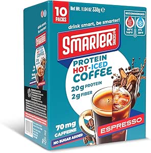 SMARTER SNACKS PROTEIN COFFEE 10/box ESPRESSO