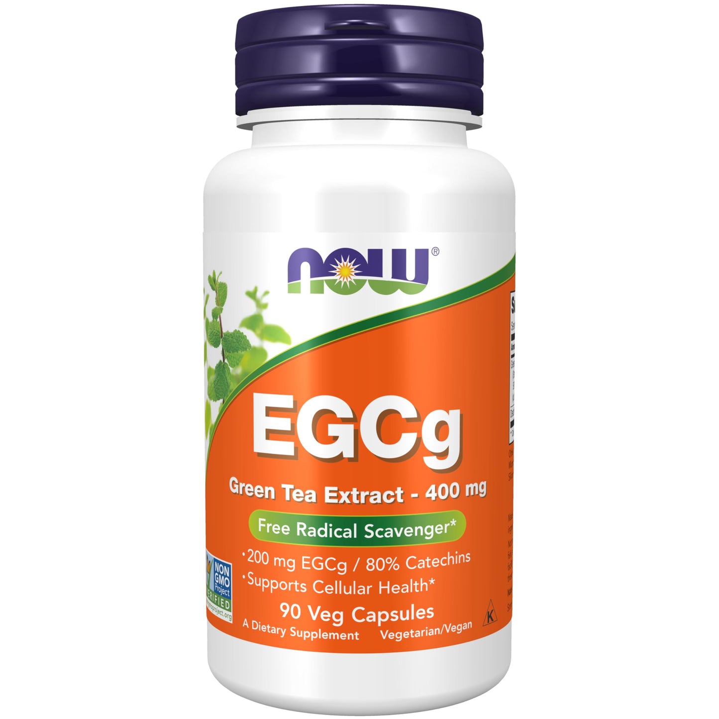NOW EGCg GreenTea Ext 400mg (EGCg 200mg) 90vcap