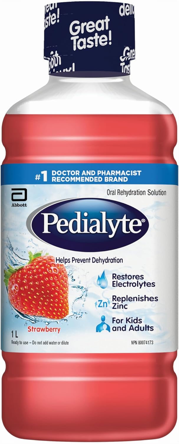 PEDIALYTE ELECTROLYTE STRAWBERRY 1L LIQUID
