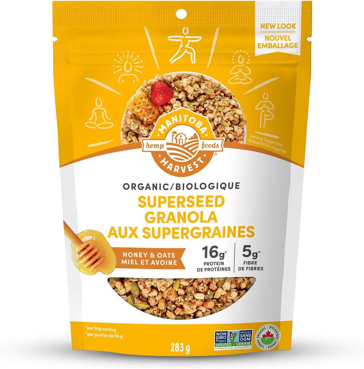 Manitoba Harvest - Organic Hemp Granola Honey & Oats - 283g