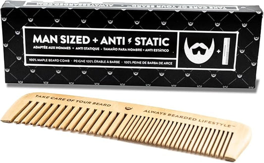 MAN SIZED + ANTI STATIC    ALWAYS BEARD LIFESTYLE