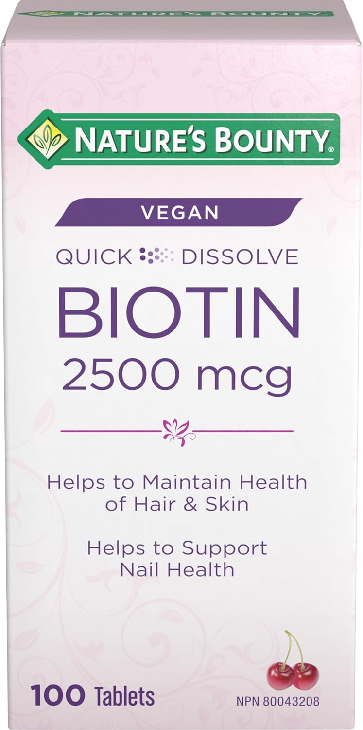 NATURE'S BOUNTY BIOTIN TB 2500MCG 100 TABLET