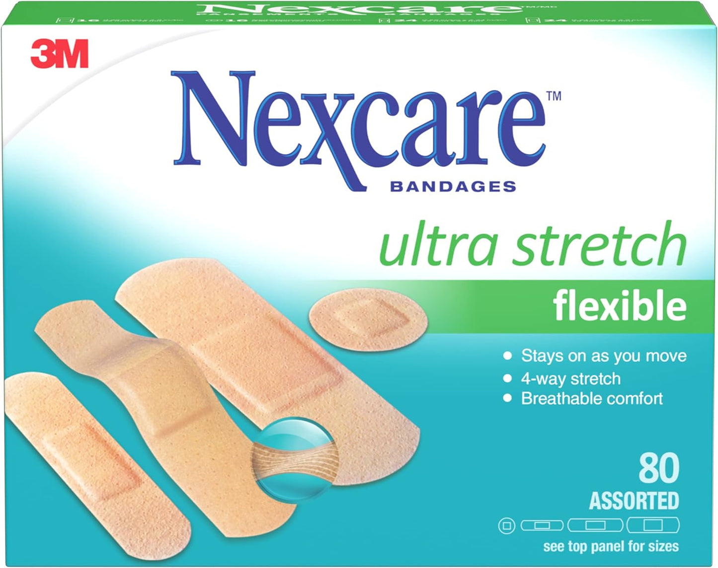 DRESSING COMFORT STRIPS ASSORTED 80/BOX