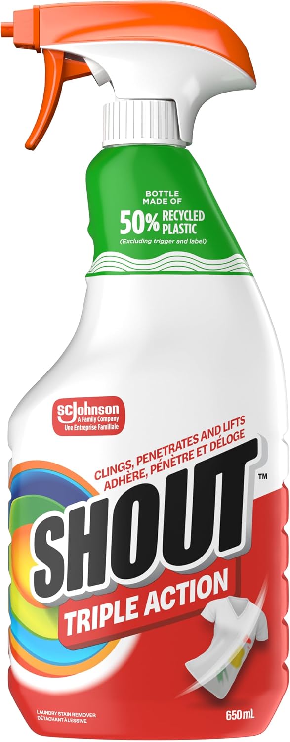 SHOUT STAIN REMOVER TRIGGER 650ML pack of 8