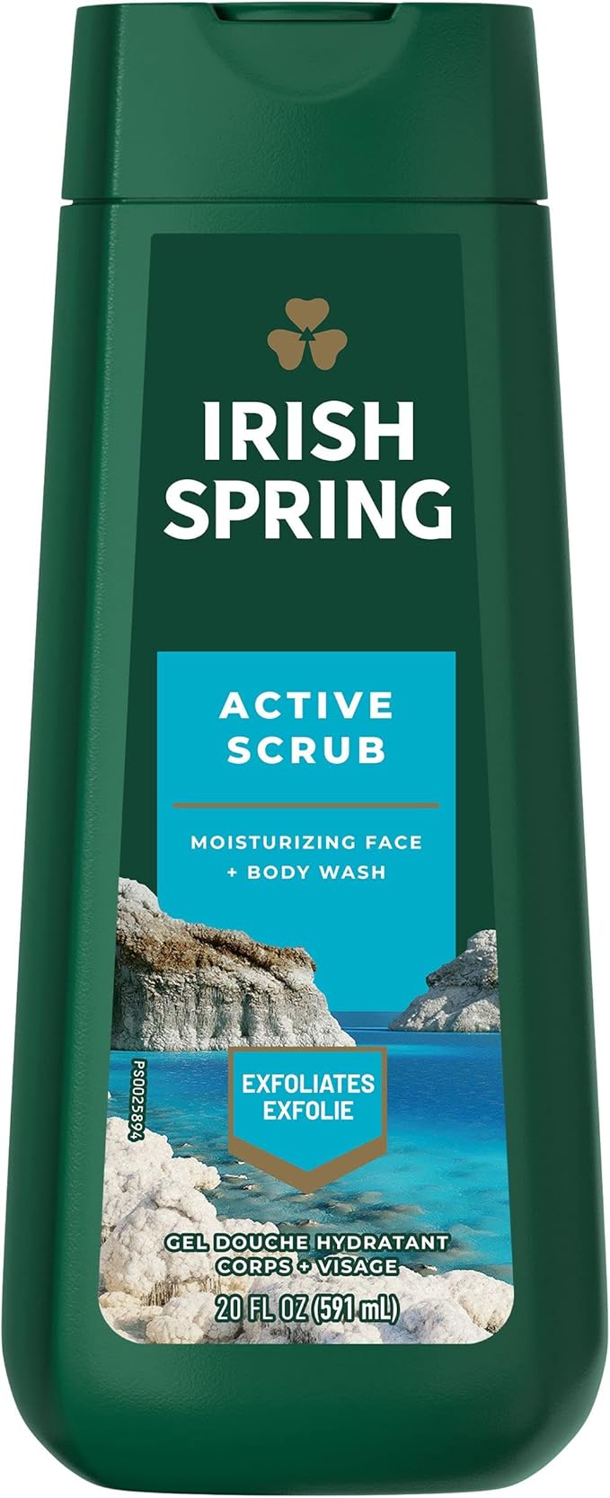 IRISH SPRING BODY WASH DEEP ACTION SCRUB 591ML