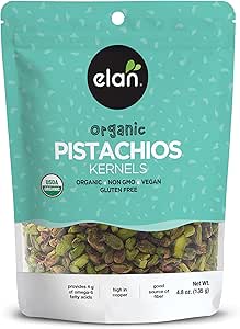 Elan Organics Raw Pistachios 135 g