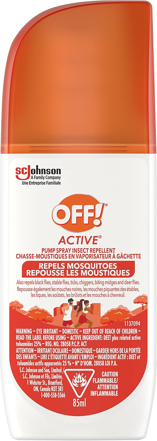 OFF ACTIVE INSECT REPELLENT PUMP 85ML pack of 12