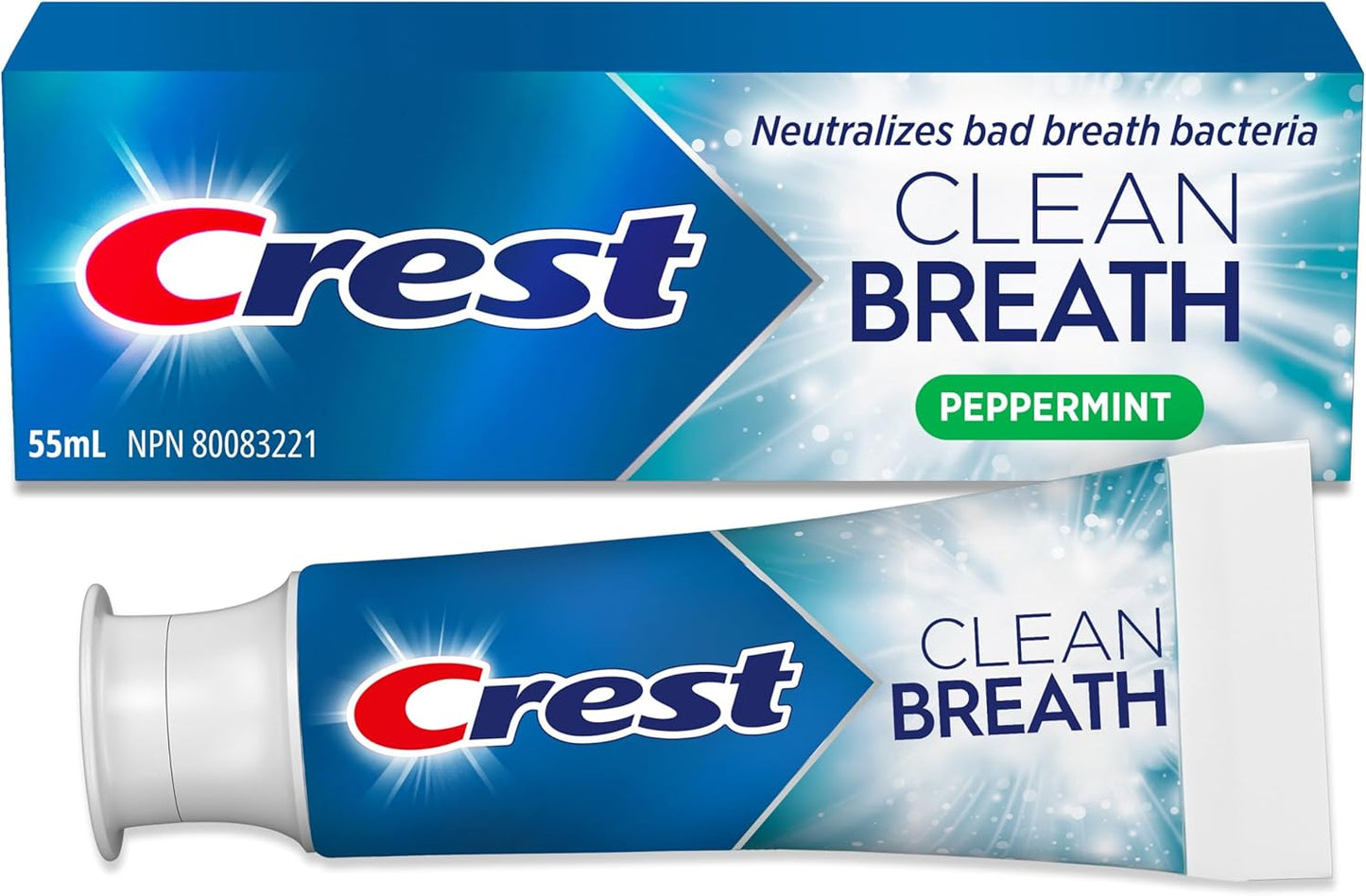 CREST CLEAN BREATH TOOTHPASTE PEPPERMINT 55ML TOOTHPASTE