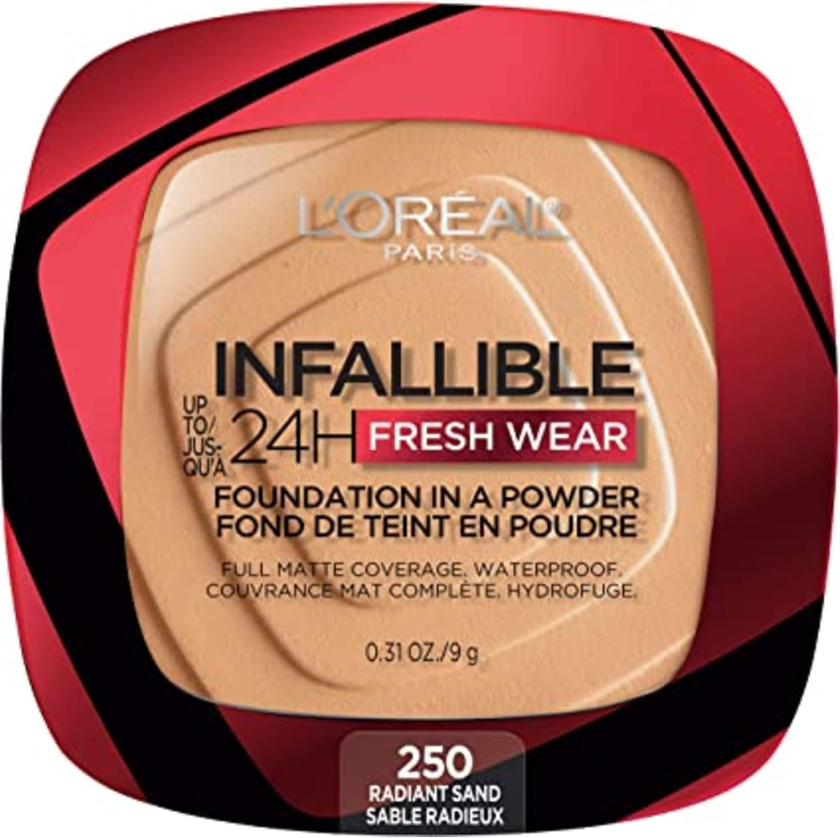 L'OREAL INFALLIBLE PD RADIANT SAND 9G pack of 2