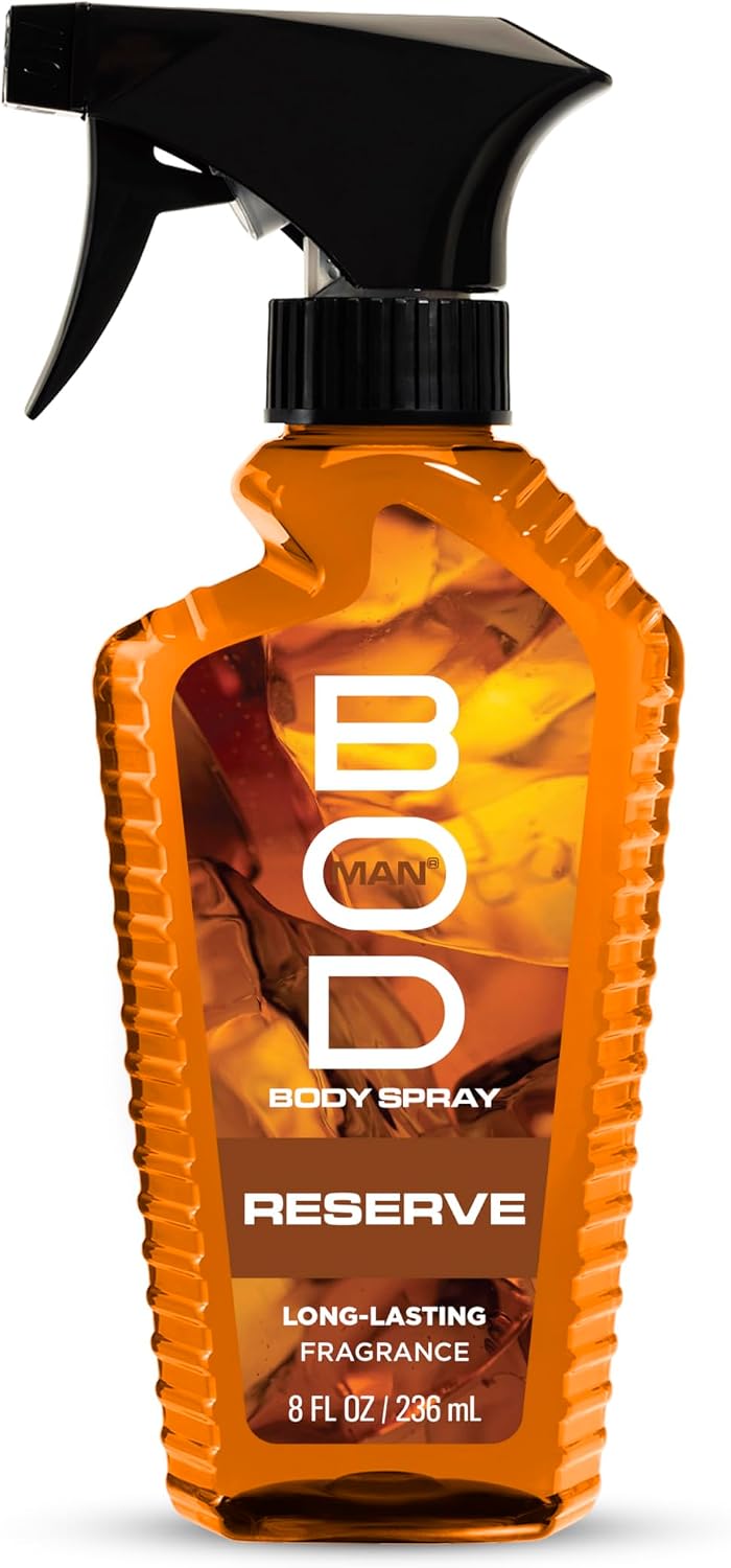 Bod Man Reserve Body Spray By Parfums De Coeur 8 oz Body Spray