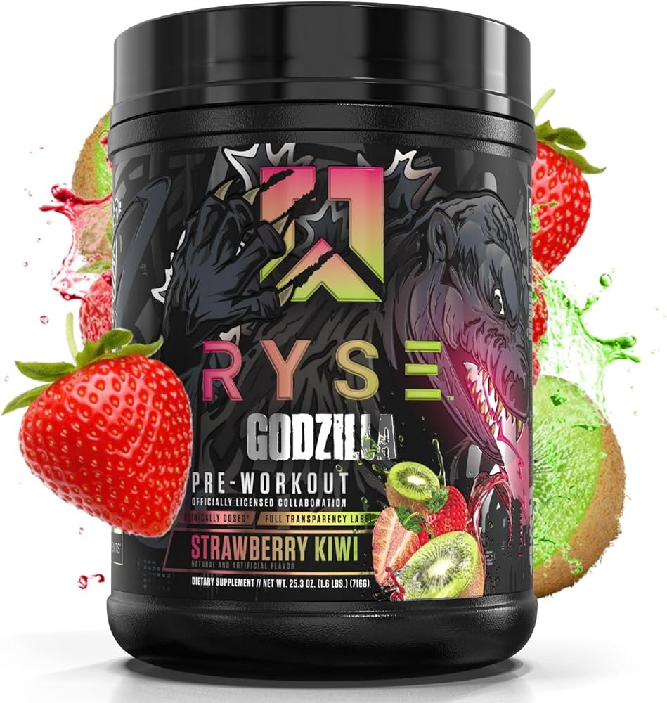 Ryse-Ryse Godzilla Pre - Strawberry Kiwi 20/40 srv