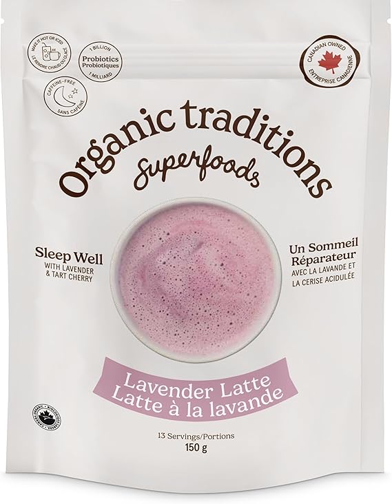 Organic Traditions Lavender Latte 150g