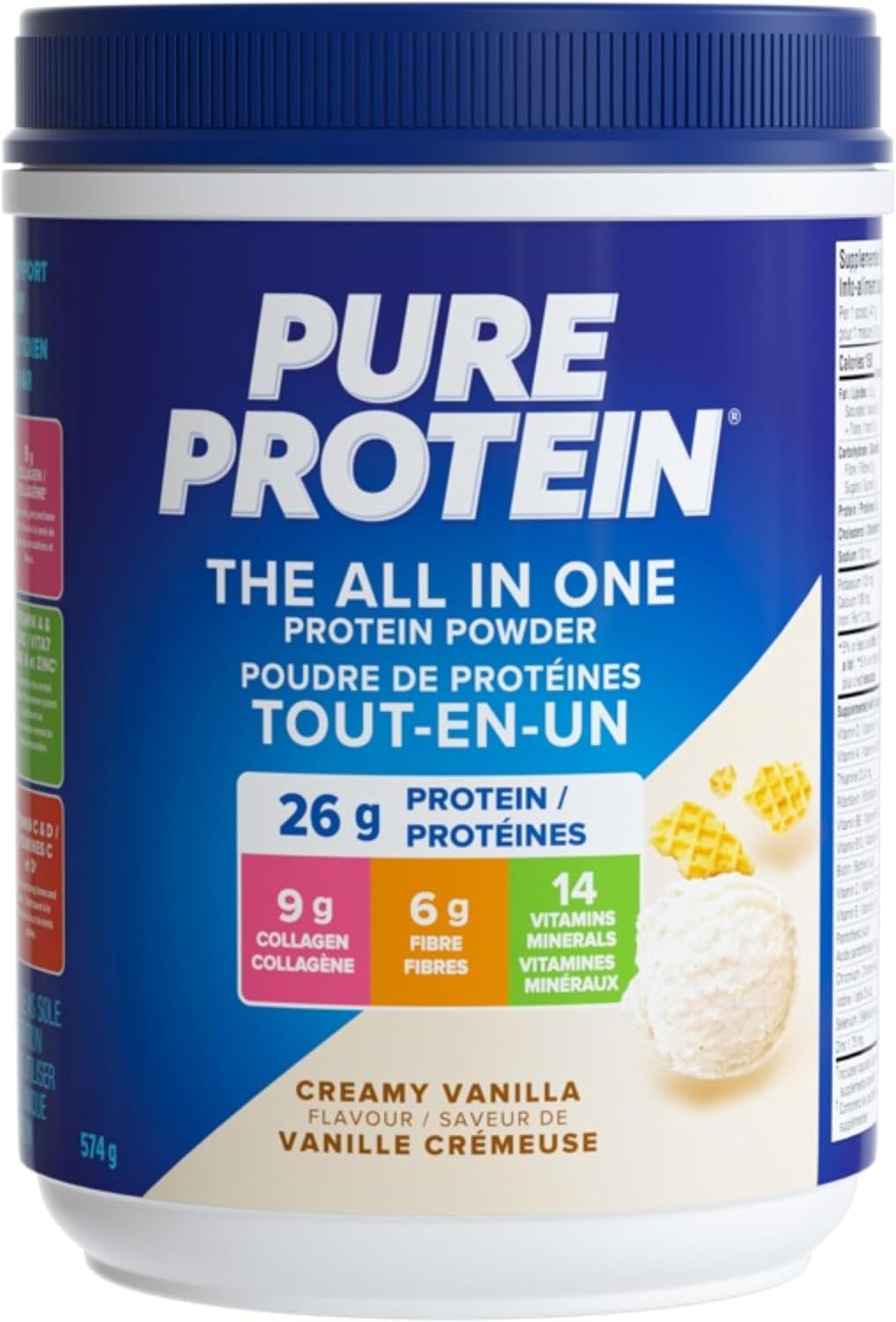 PURE PROTEINE PD ALL IN ONE VANILLA 574G