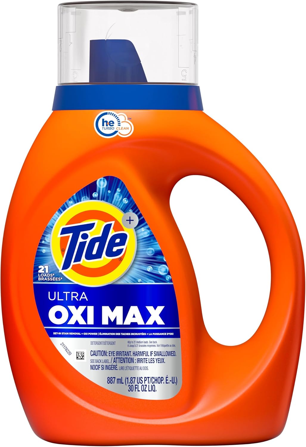 TIDE ULTRA OXI HE 21LOADS 887ML pack of 6