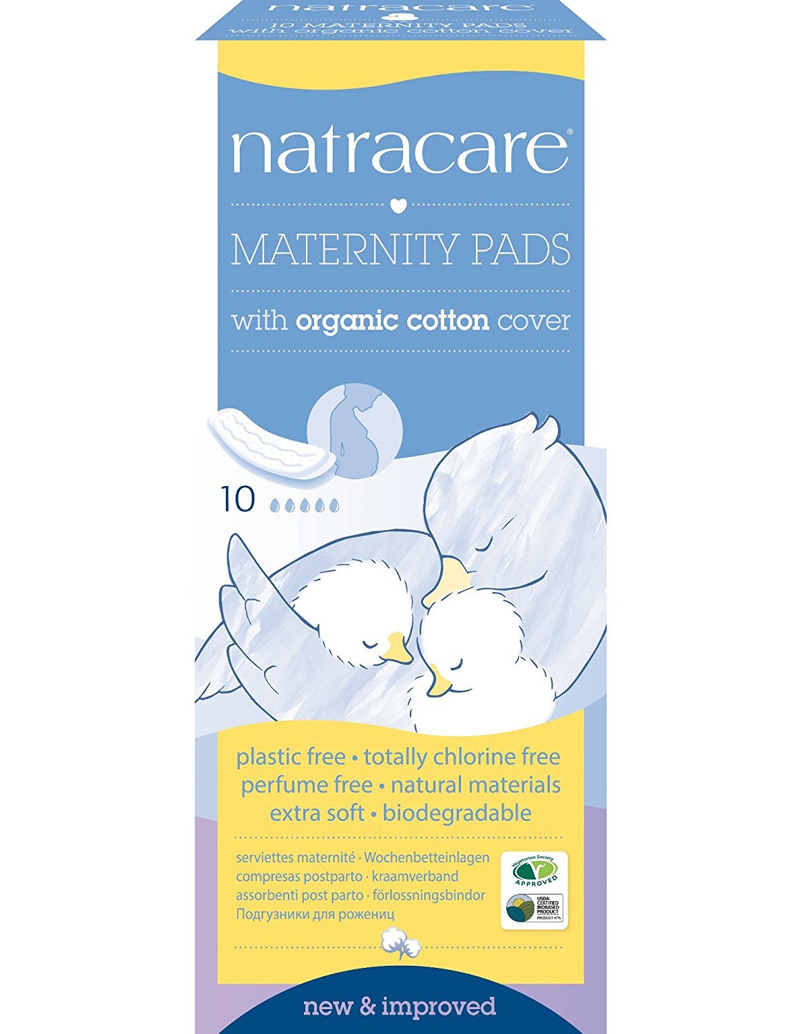 NATRACARE Maternity Pads 10ct