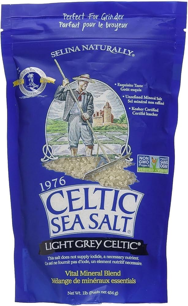 CELTIC SEA SALT Light Grey Resealable Bag 454g